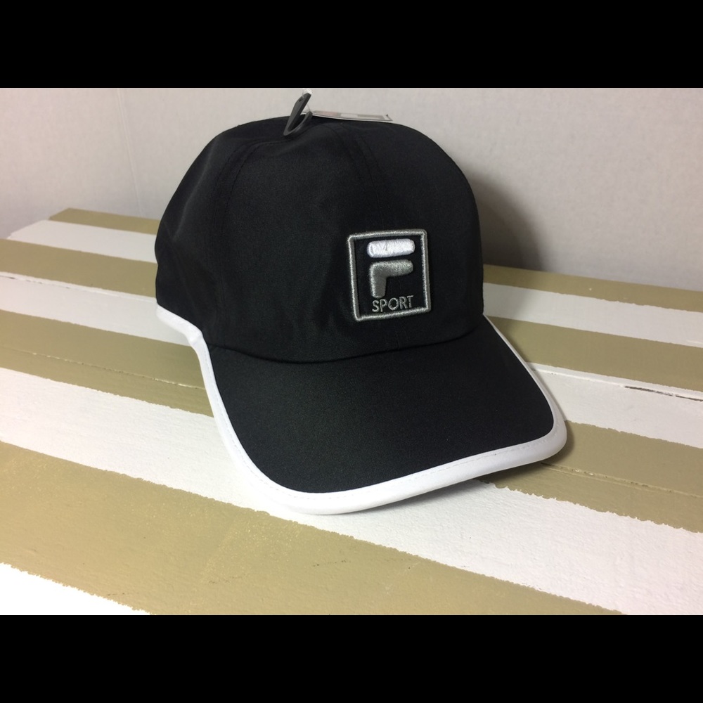 Fila Hat Black/white One size New!